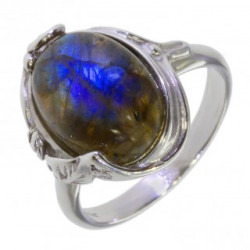 Ring 34-14 Sterling Silver Labradorite