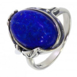Ring 34-14 Sterling Silver Lapis Lazuli