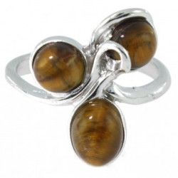 Ring 34-18 Sterling Silver Tiger's Eye