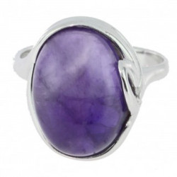 Ring 34-19 Sterling Silver Amethyst