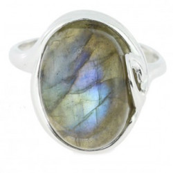 Ring 34-19 Sterling Silver Labradorite