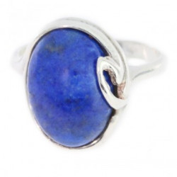 Ring 34-19 Sterling Silver Lapis Lazuli