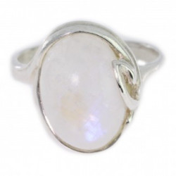 Ring 34-19 Sterling Silver Moonstone