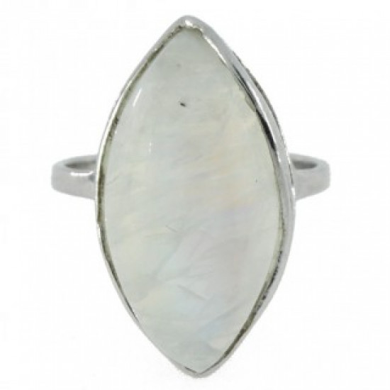Ring 34-22 Sterling Silver Moonstone