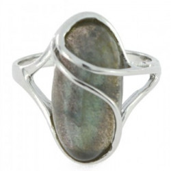 Ring 34-23 Sterling Silver Labradorite
