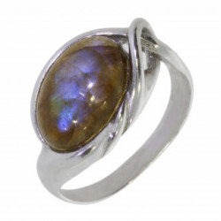 Ring 34-24 Sterling Silver Labradorite