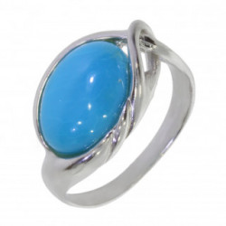 Ring 34-24 Sterling Silver Turquoise