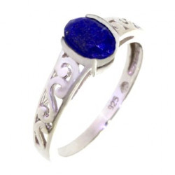 Ring 34-31 Sterling Silver Lapis Lazuli
