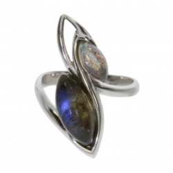 Ring 38-03 Sterling Silver Labradorite