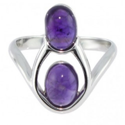 Ring 38-04 Sterling Silver Amethyst