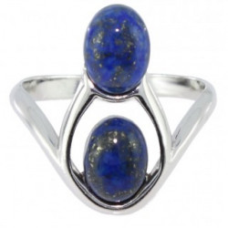 Ring 38-04 Sterling Silver Lapis Lazuli