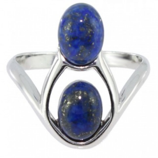 Ring 38-04 Sterling Silver Lapis Lazuli