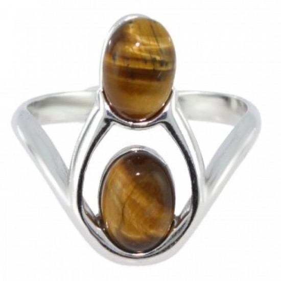 Ring 38-04 Sterling Silver Tiger's Eye
