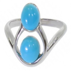 Ring 38-04 Sterling Silver Turquoise