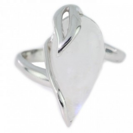 Ring 38-05 Sterling Silver Moonstone