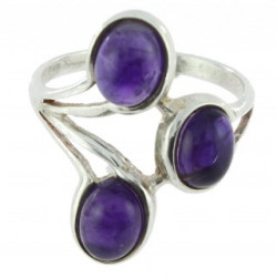 Ring 38-06 Sterling Silver Amethyst