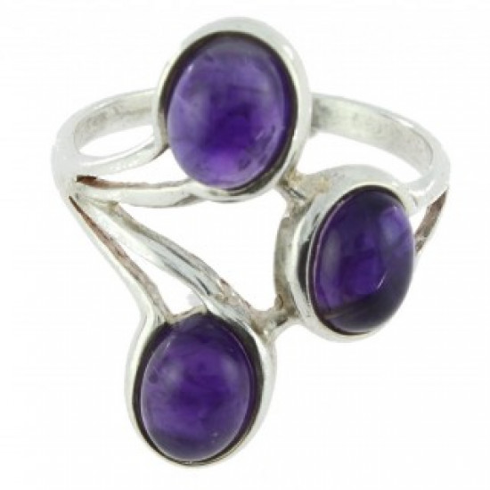 Ring 38-06 Sterling Silver Amethyst