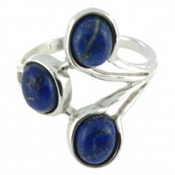 Ring 38-06 Sterling Silver Lapis Lazuli