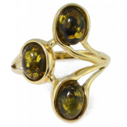 Ring 38-06 Sterling Silver Amber