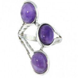 Ring 38-07 Sterling Silver Amethyst