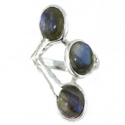Ring 38-07 Sterling Silver Labradorite