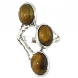 Ring 38-07 Sterling Silver Tiger's Eye