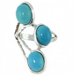 Ring 38-07 Sterling Silver Turquoise