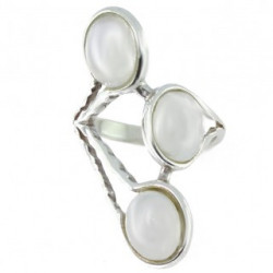 Ring 38-07 Sterling Silver Moonstone