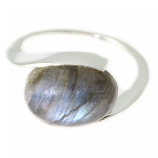 Ring 38-09 Sterling Silver Labradorite