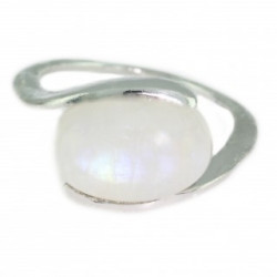 Ring 38-09 Sterling Silver Moonstone