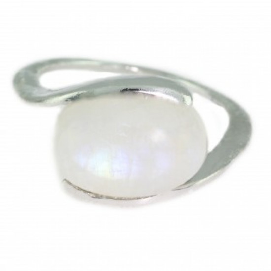 Ring 38-09 Sterling Silver Moonstone