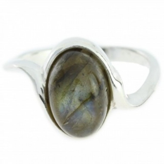 Ring 38-10 Sterling Silver Labradorite