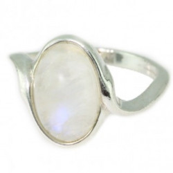 Ring 38-10 Sterling Silver Moonstone