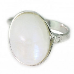 Ring 38-11 Sterling Silver Moonstone