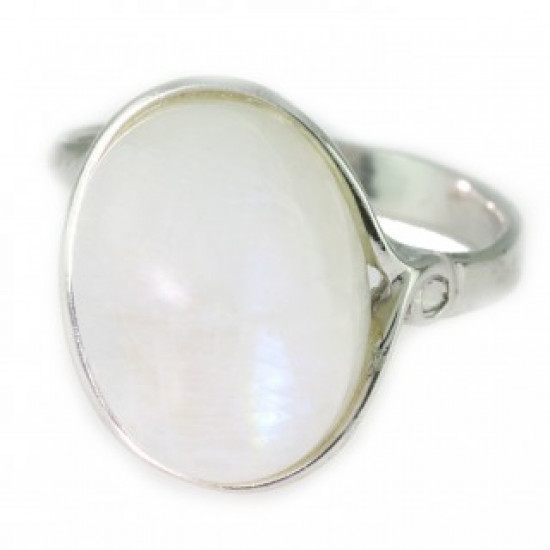 Ring 38-11 Sterling Silver Moonstone