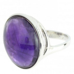 Ring 38-11 Sterling Silver Amethyst