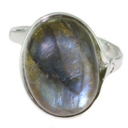 Ring 38-11 Sterling Silver Labradorite