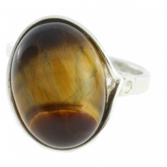 Ring 38-11 Sterling Silver Tiger's Eye