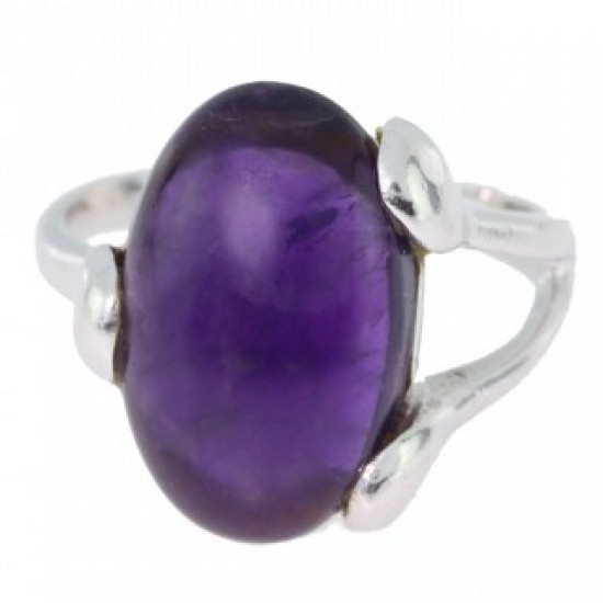 Ring 38-13 Sterling Silver Amethyst