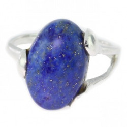 Ring 38-13 Sterling Silver Lapis Lazuli