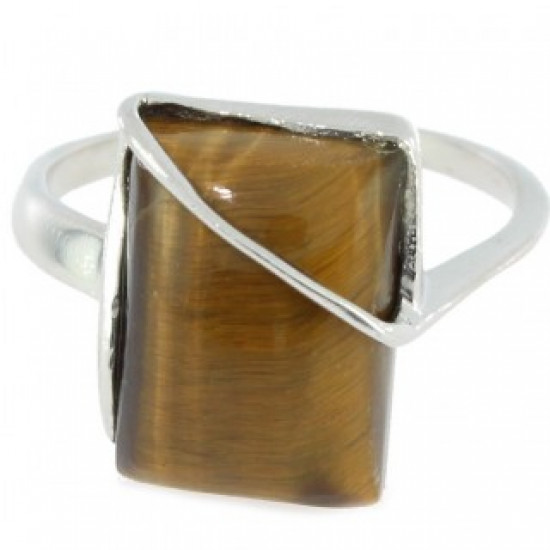 Ring 38-15 Sterling Silver Tiger's Eye