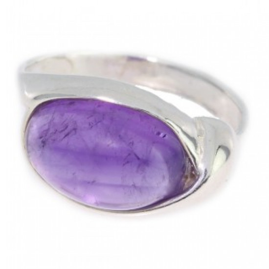 Ring 38-16 Sterling Silver Amethyst