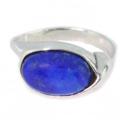 Ring 38-16 Sterling Silver Lapis Lazuli
