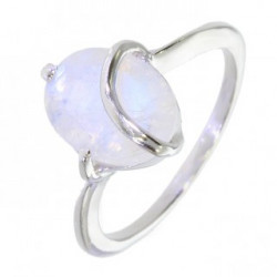 Ring 38-17 Sterling Silver Moonstone