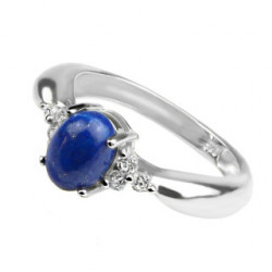 Ring 38-22 Sterling Silver Lapis Lazuli