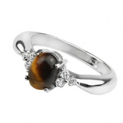 Ring 38-22 Sterling Silver Tiger's Eye