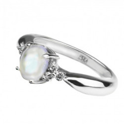 Ring 38-22 Sterling Silver Moonstone