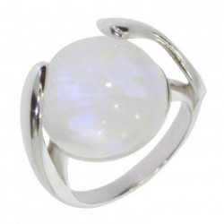 Ring 42-02 Sterling Silver Moonstone