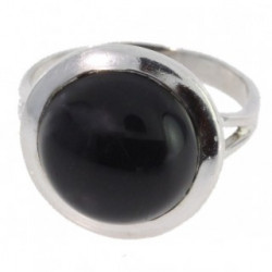 Ring 42-05 Sterling Silver Black Onyx