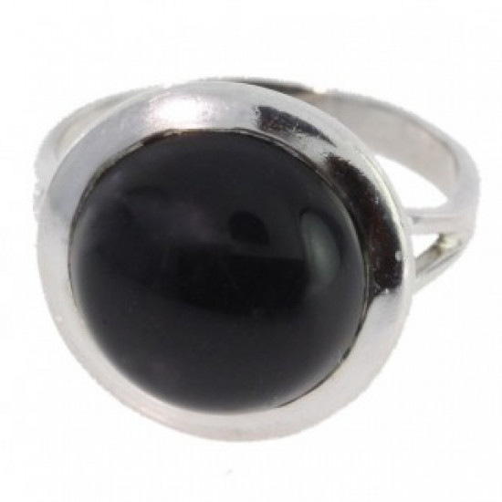 Ring 42-05 Sterling Silver Black Onyx